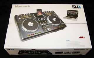 NUMARK iDJ3 DIGITAL DJ SYSTEM with iPOD DOCK Excellent Condition 