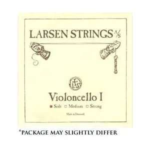  Larsen 4/4 Cello String Set Soft Gauge Musical 