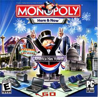 MONOPOLY HERE & NOW WORLD EDITION * PC FAMILY FUN * NEW 671196045634 