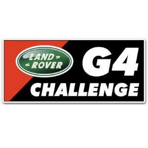  Land Rover G4 Challenge Car Bumper Decal Sticker 6x2.5 