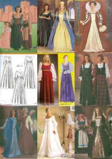 OOP McCalls Misses Historical Costume Sewing Pattern  