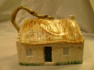 BELLEEK CHINA COTTAGE COVERED BUTTER / CHEESE DISH GOLD MARK  