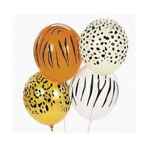   Animal Print Balloons   Tiger, Cheetah, Leapord, Zebra Toys & Games