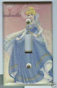 Cinderella Light Switch Plate Cover Disney Princess  