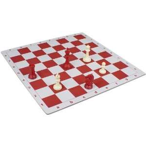  Floppy Chess Board Red Toys & Games
