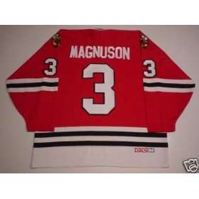  Keith Magnuson Chicago Blackhawks Jersey Ccm Vintage 