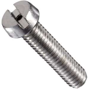 Stainless Steel 18 8 Machine Screw, Vented Cheese Head, Slotted Drive 
