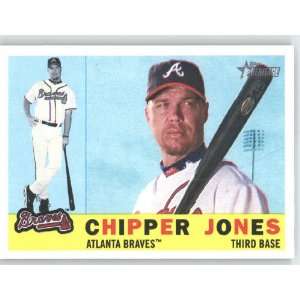 Chipper Jones / Atlanta Braves   2009 Topps Heritage Card 
