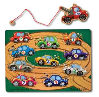 Melissa and Doug Tow Truck Magnetic Puzzle Game Toys #3777  