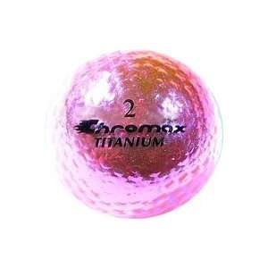  Chromax Golf Balls by Neutron 3 Pack   Pink Metallic 1 