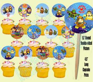 Wonder Pets Nick Jr. Cupcake Picks Cake Toppers  12 pcs  