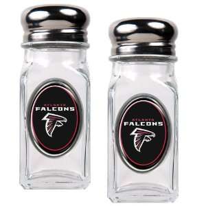 Sports NFL FALCONS Salt and Pepper Shaker Set with Crystal Coat/Clear 