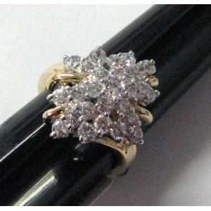   Covenant Rings 1526 Fancy Cluster CZ Ring Size 5 