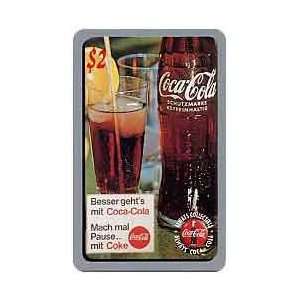    Coca Cola 95 $2. Besser Gehts Bottle & Glass. Card #18 of 50