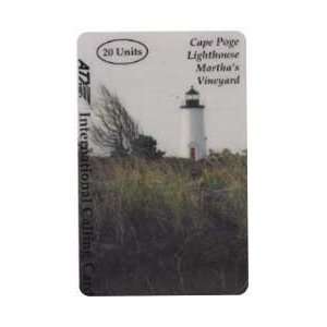 Collectible Phone Card 20u Cape Poge Lighthouse (Marthas 