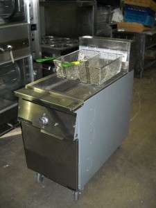   80lb Natural Gas Deep Fat Fryer with Baskets Model MJCFSD  