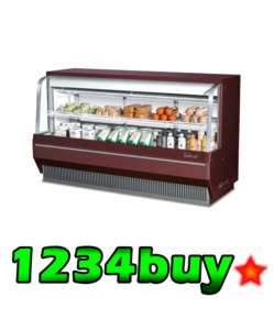 Turbo Air 3 Curved Glass Deli Case, Low TCDD 36 2 L  