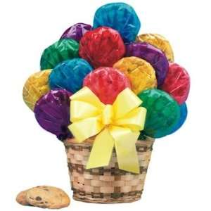 Colorful Cookies Basket Grocery & Gourmet Food