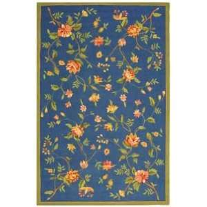   HK263D Light Blue Country 89 x 119 Area Rug