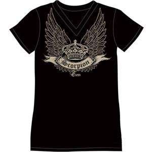  Scorpion Womens Couture T Shirt   Small/Black Automotive