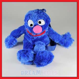Sesame Street Grover Plush Backpack Bag/Doll/Monster  