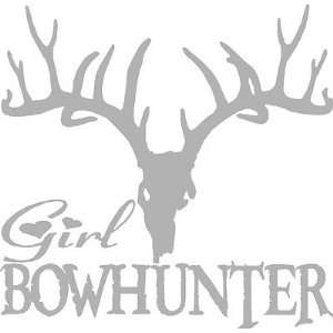 Girl Bow Hunter  Hunting Decal, Pick size   Made in USA   Pro Grade 
