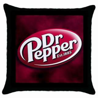 New* HOT CLOUD DR PEPPER LOGO Throw Pillow Case RARE  