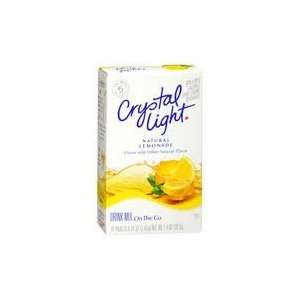  Crystal Light On The Go Natural Lemonade, 15 Count Packets 