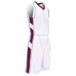 Champro Dri Gear Game Custom Basketball Jerseys WHI/MAR   WHITE/MAROON 