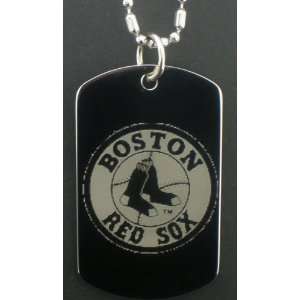  Boston Red Sox Baseball Dog Tag Pendant Necklace 