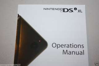 Genuine Nintendo DSI XL Manual  