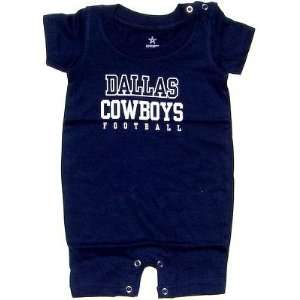  NEWBORN Baby Infant Dallas Cowboys Navy Onesie Romper 