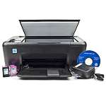    in One Color Inkjet Scanner Copier Photo Printer (Black) HPDJF2480 R