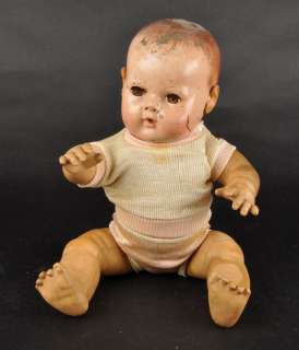 Vintage Effanbee DY DEE Drink Wet Baby Doll Needs TLC  