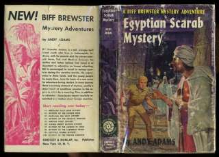 Biff Brewster (#9) Egyptian Scarab Mystery   HB/DJ later (1963 