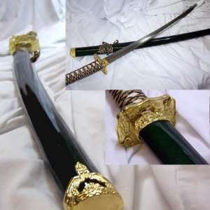  Green Sword of the Dragon Samurai Sword 