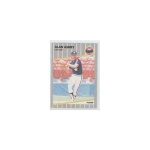  1989 Fleer #350B   Alan Ashby COR Sports Collectibles