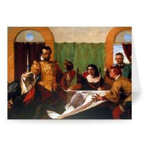 Taming of the Shrew by Augustus Leopold Egg   Greeting Card (Pack of 2 