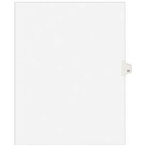 Avery Individual Legal Dividers, Letter Size, #87 (01087 