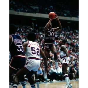 Bernard King New York Knicks   Jump Shot vs. the Nets   Autographed 