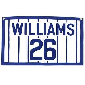  Chicago Cubs Billy Williams Striped Banner by Mitchell 