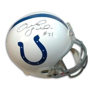  Bob Sanders Autographed Helmet   Replica Sports 