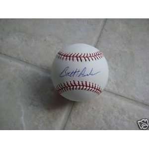 Brett Anderson Oakland As Official Signed Ml Ball Coa   Autographed 