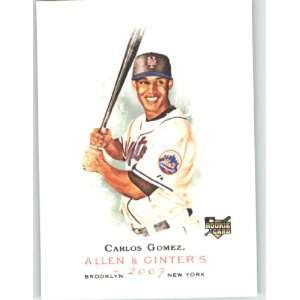 2007 Topps Allen and Ginter #133 Carlos Gomez RC   New York Mets (RC 