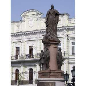 Catherine the Great Statue, Odessa, Ukraine, Europe Photographic 