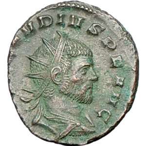 CLAUDIUS II 268AD Milan mint Authentic Ancient Roman Coin PAX Peace 
