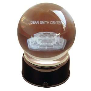  NORTH CAROLINA Dean Smith Arena Etched Crystal Ball 