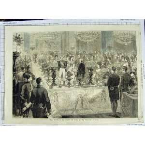    1869 BALL SUPPER GALERIE DE DIANE TUILERIES FRANCE