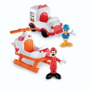  Fisher Price Disneys Goofys Rescue Helicopter and Donald 