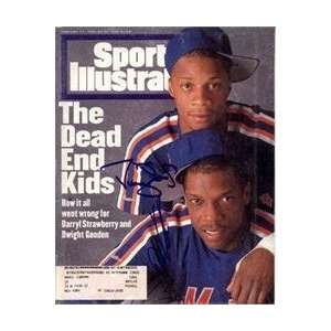 Dwight Gooden & Darryl Strawberry autographed Sports Illustrated 